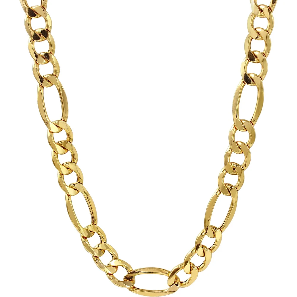 Figaro Solid 9.5mm Link Chain