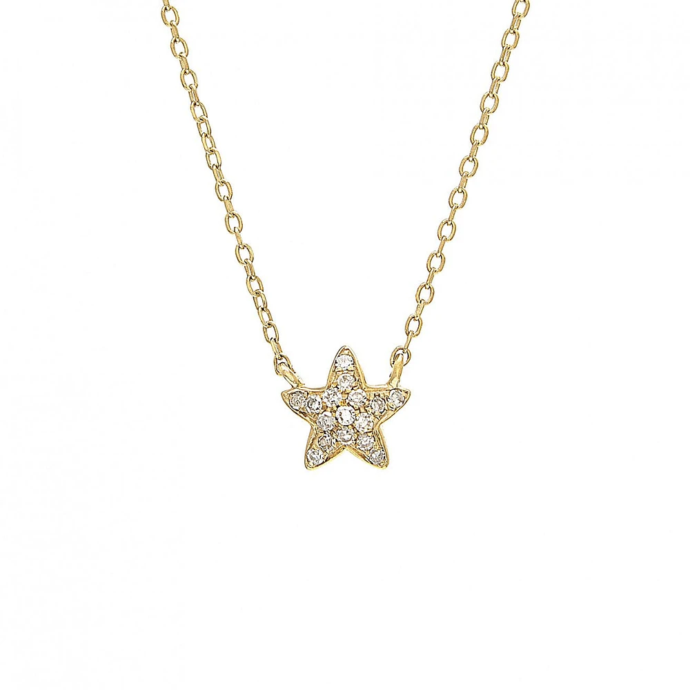 Petit Star Diamond Necklace