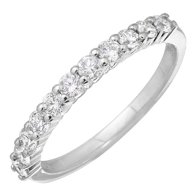 11 Round Diamond Wedding Band