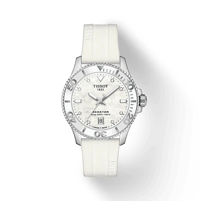 Seastar 1000 Mother Pearl/Diamonds 36MM Watch