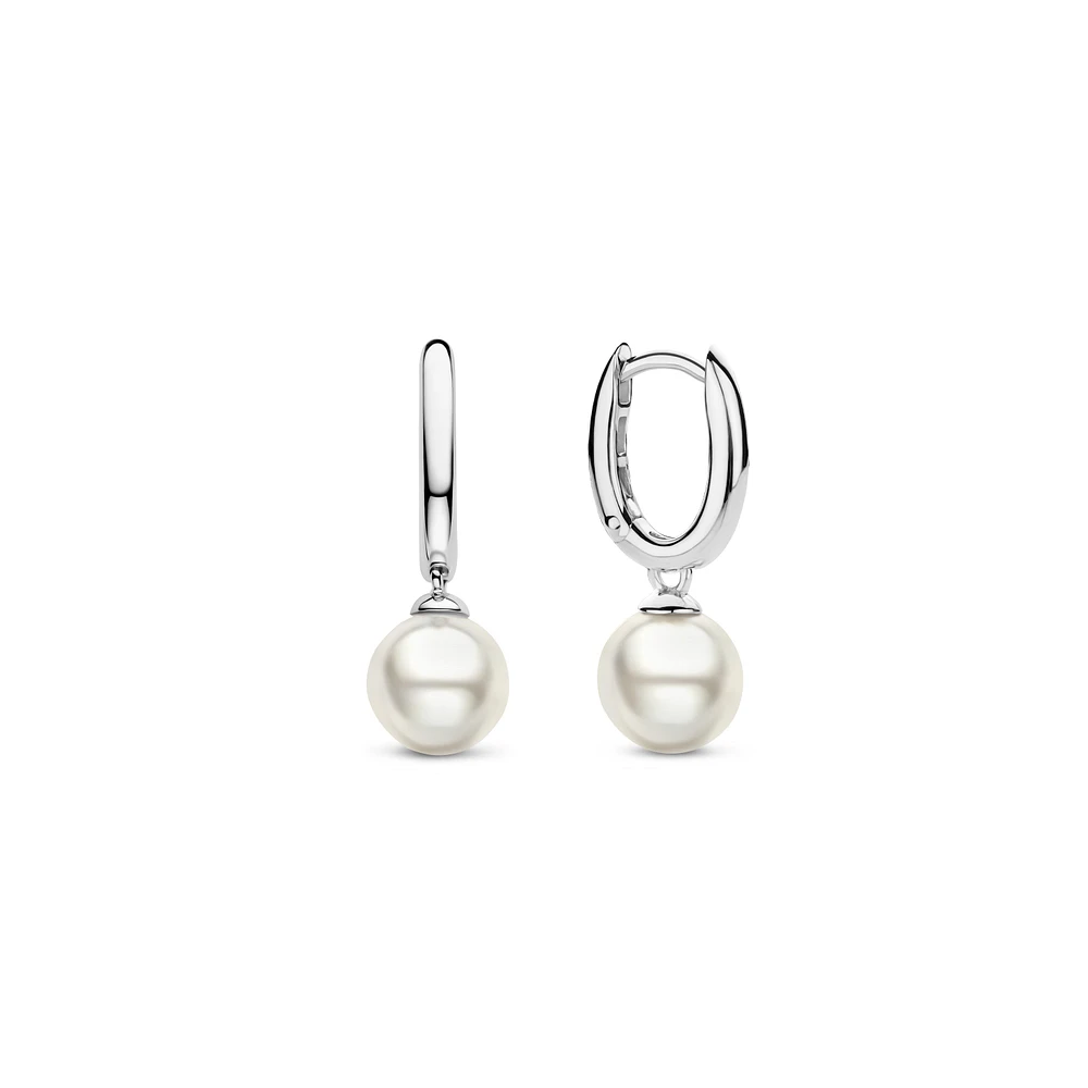 Cosmic Pearl Dangle Earrings