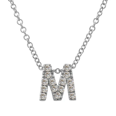 Diamond Initial Necklace