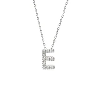Diamond 7MM Initial Necklace