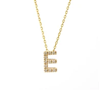 Diamond 7MM Initial Necklace