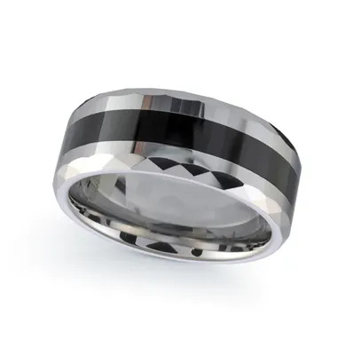 8MM Ceramic Tungsten Ring