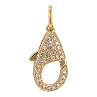 Replaceable Diamond Lobster Lock for Chain