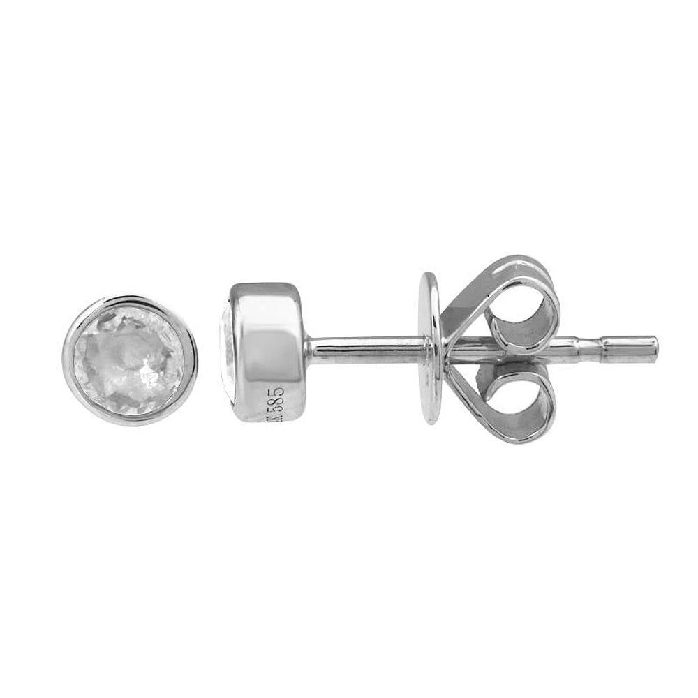 .36ct Diamond White Gold Stud Earrings