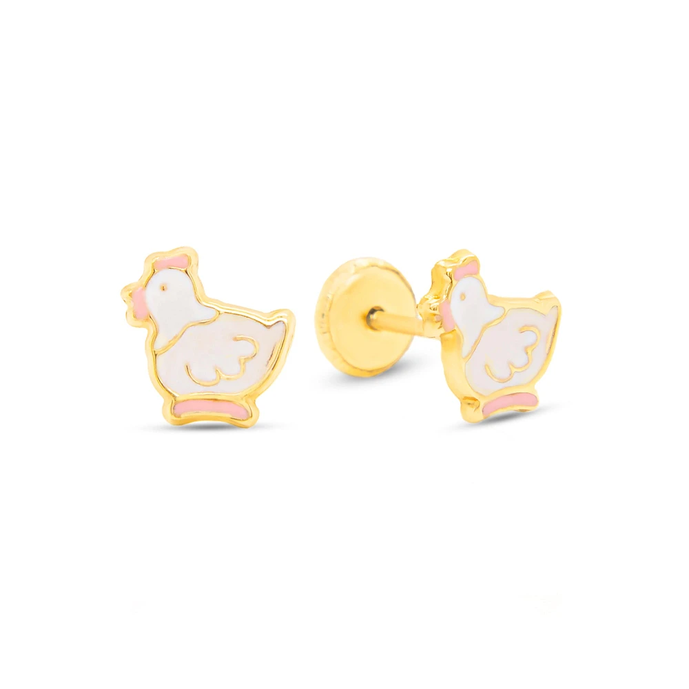 Cute Chicken Kids Earrings
