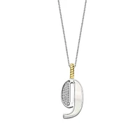 Number Necklace Mother Pearl