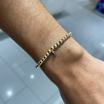Evil Eye Bead Bracelet