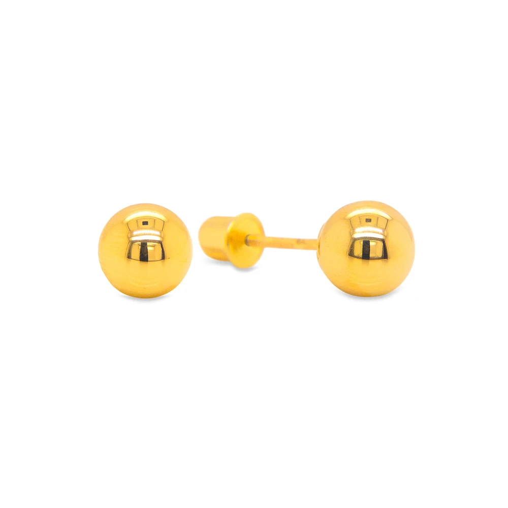 Basic Ball 4MM Stud Earrings