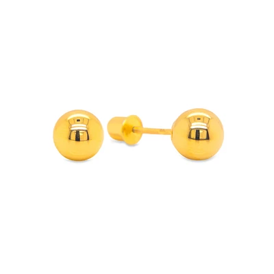 Basic Ball 4MM Stud Earrings