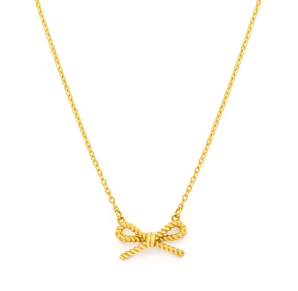 Coquette Bow Necklace