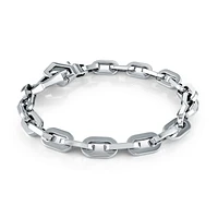 7MM Round Links Steel Bracelet