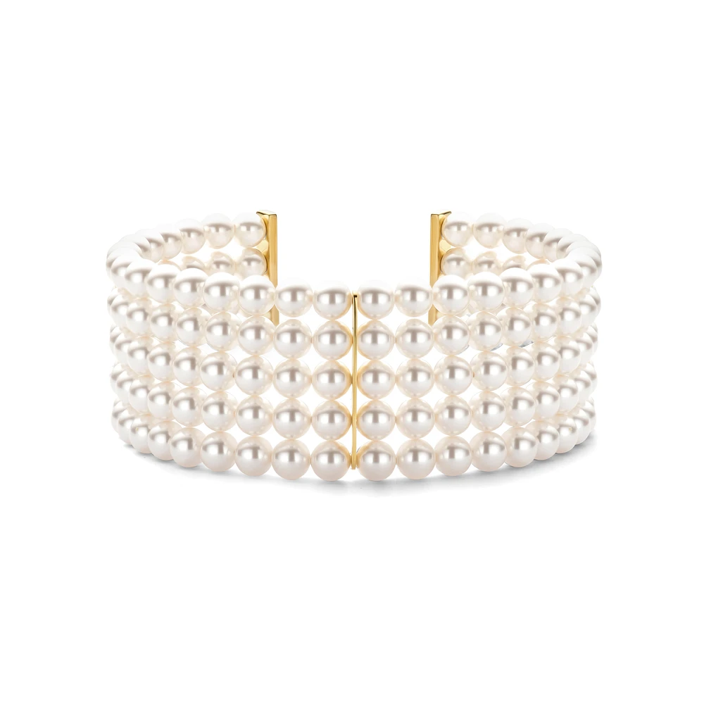 Audrey Pearl Choker Necklace