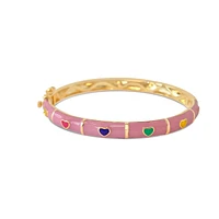 and Colorful hearts Kids Bangle Bracelet