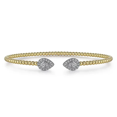 Pear Shape Diamond Open Bujukan Bracelet