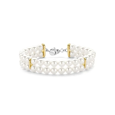 Pearls Double Bracelet