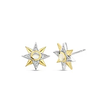 Star Compass Stud Earrings