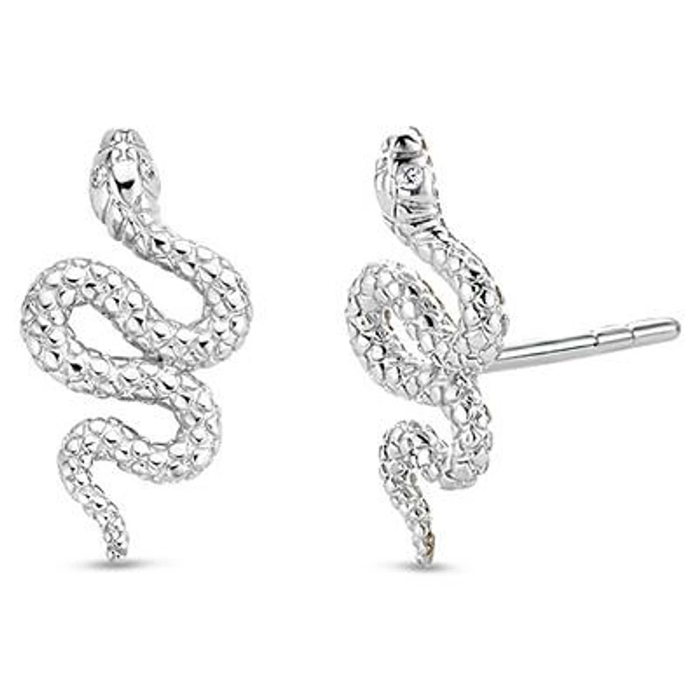 Enchanting Snake Stud Earrings