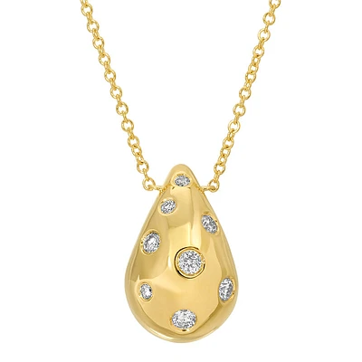 Drop with Diamonds Necklace