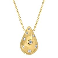 Drop with Diamonds Necklace
