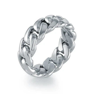 8MM Cuban Steel Ring