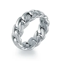 8MM Cuban Steel Ring
