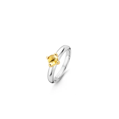 Yellow Flowerbud Ring