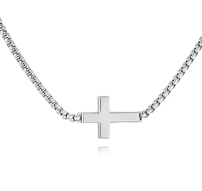 Sideways Cross Steel Chain