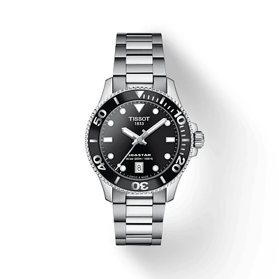 Seastar 1000 36MM Black/Steel Watch