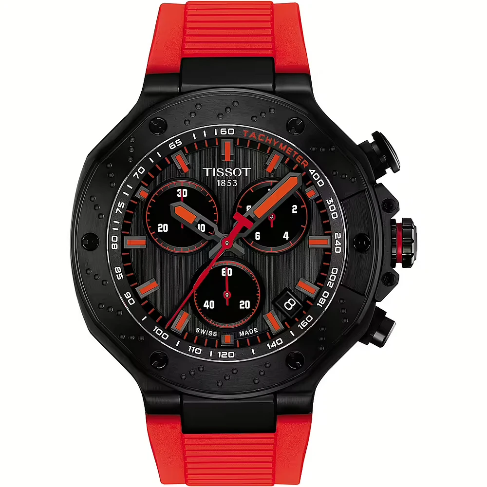 T-Race Red/Black 45MM Watch