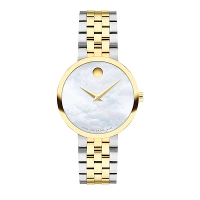 Museum Mother Pearl Two Tone 29.5MM Watch