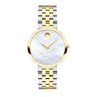 Museum Mother Pearl Two Tone 29.5MM Watch