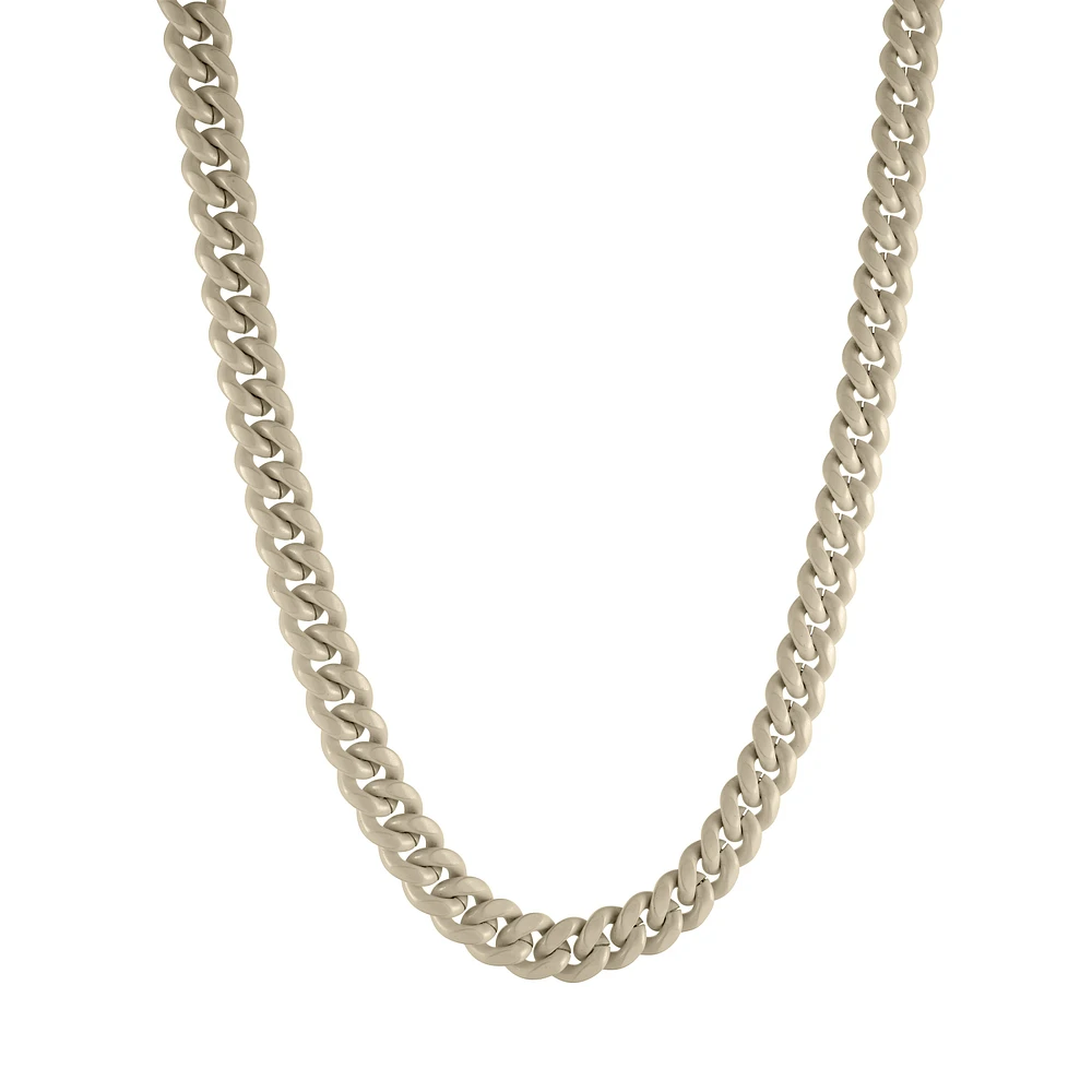 Candy Cuban Taupe Necklace