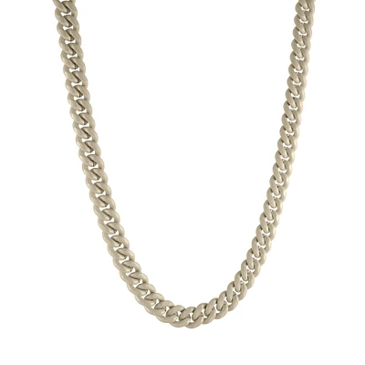 Candy Cuban Taupe Necklace