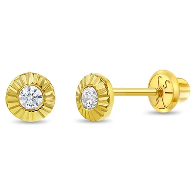 Radiant Zirconia Kids Earrings