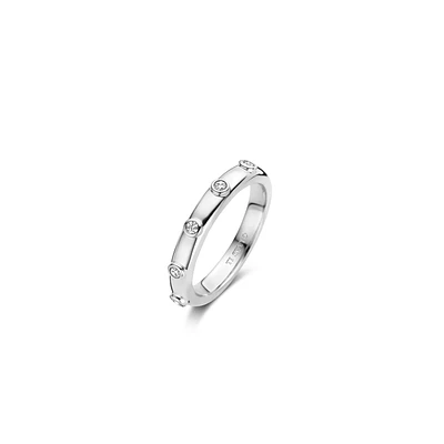 Spots Silver Ring