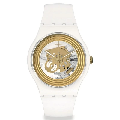 Golden Rings White