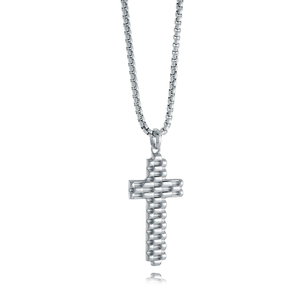 Rlex Cross Necklace 22''