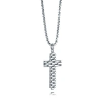 Rlex Cross Necklace 22''