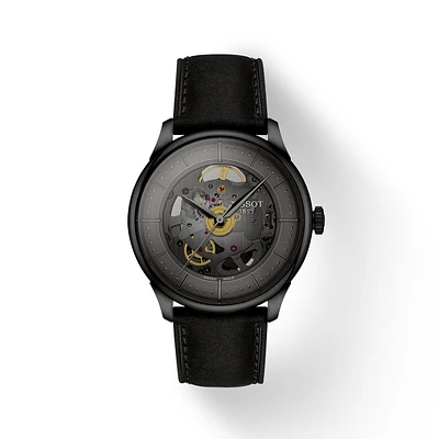 Chemin Des Tourelles Skeleton Black 39MM Watch