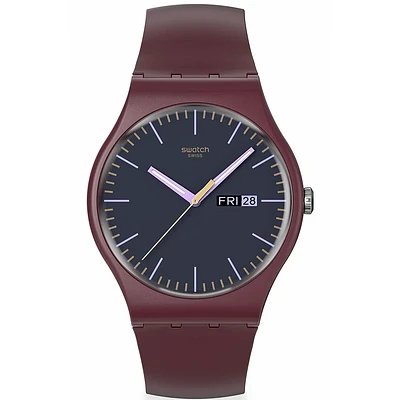 Burgandy Burry Watch