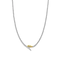 Snake Shine Tennis Necklace