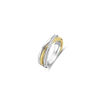 Entwined Two Tone Ring