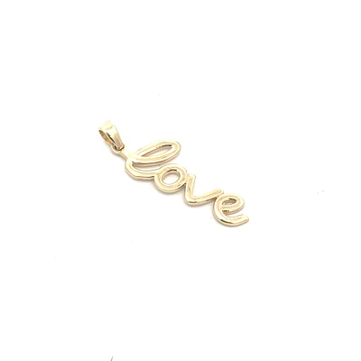 Love Script Pendant 35MM