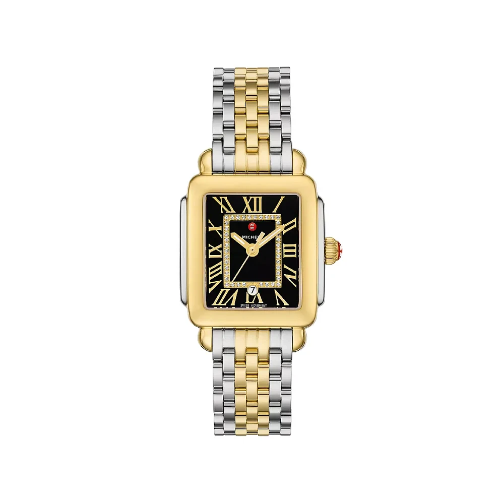 Deco Madison Black Two Tone 31MM Watch