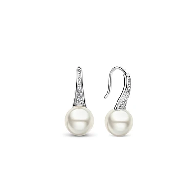 Cosmic Pearl Sparkling Earrings
