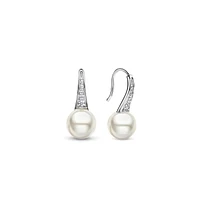 Cosmic Pearl Sparkling Earrings