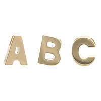 8mm Block Initial Pendant